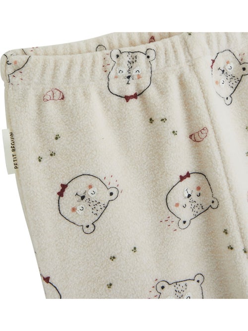 Pyjama enfant 2 pièces en polaire pistache - Kiabi Pyjama enfant 2 pièces en polaire pistache - Kiabi