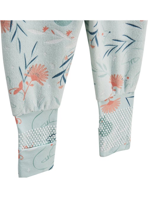 Pyjama enfant 2 pièces en velours à pieds retroussables Dina - Kiabi Pyjama enfant 2 pièces en velours à pieds retroussables Dina - Kiabi
