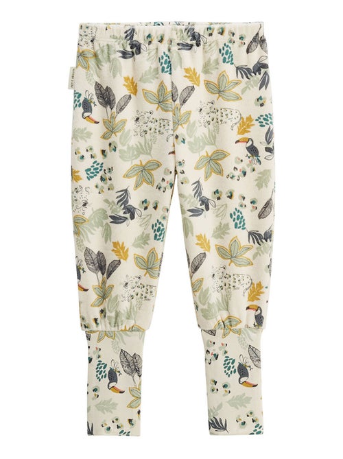 Pyjama enfant 2 pièces en velours avec pieds retroussables Boavista - Kiabi