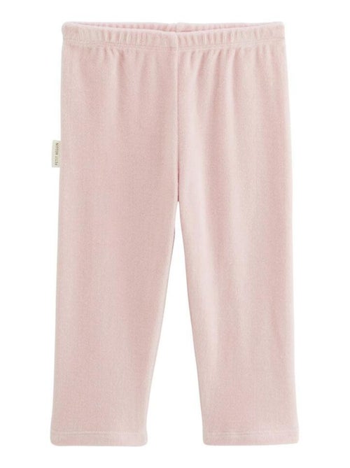 Pyjama enfant 2 pièces en velours écru Louisa - Kiabi Pyjama enfant 2 pièces en velours écru Louisa - Kiabi
