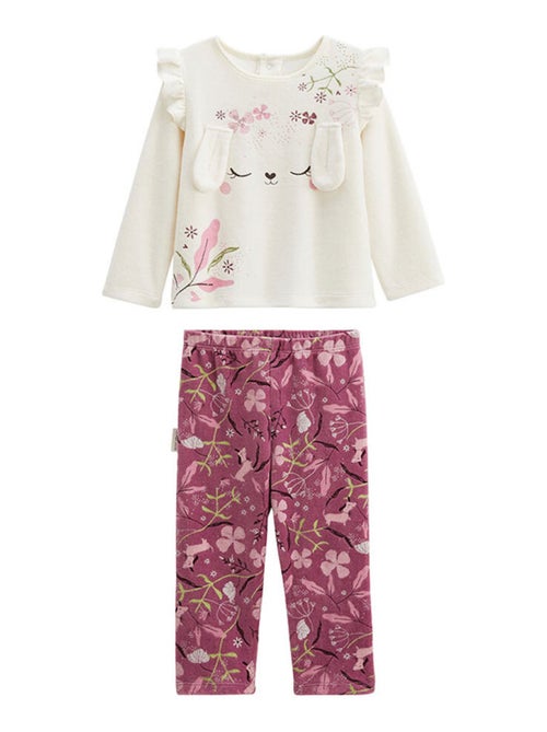 Pyjama enfant 2 pièces en velours Mila - Kiabi Pyjama enfant 2 pièces en velours Mila - Kiabi