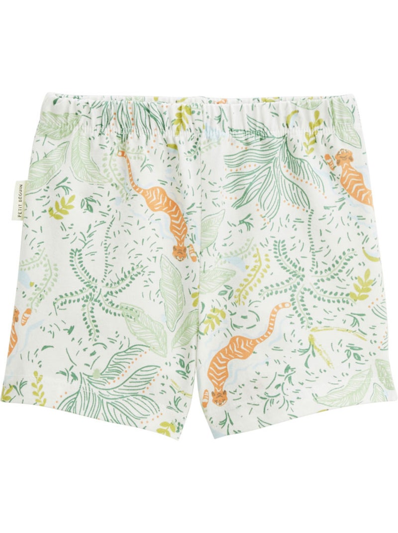 Pyjama enfant manches courtes Kanha Vert - Kiabi
