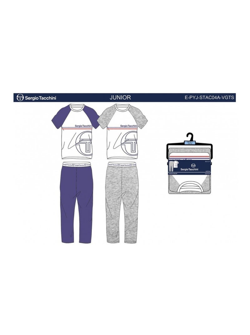 Pyjama enfant SERGIO TACCHINI - Pack de de Multicolore - Kiabi