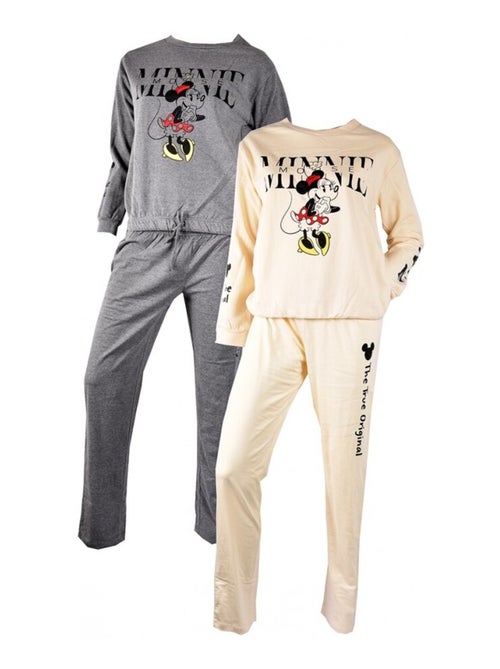 Pyjama Femme MINNIE en Coton - Pack de 2 - Kiabi Pyjama Femme MINNIE en Coton - Pack de 2 - Kiabi