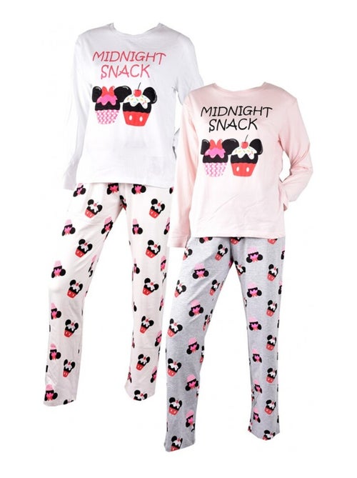 Pyjama Femme MINNIE en Coton - Pack de 2 - Kiabi Pyjama Femme MINNIE en Coton - Pack de 2 - Kiabi