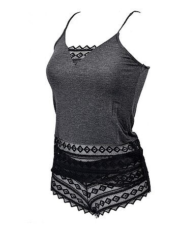 Pyjama Femme NO PUBLIK en Coton - Pack de2