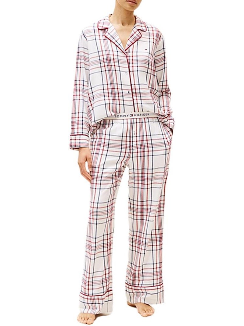 Pyjama Femme Tommy Hilfiger Blanc - Kiabi