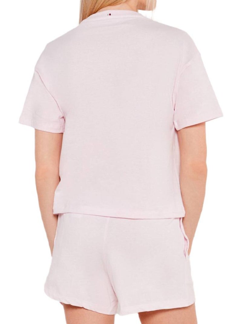 Pyjama Femme Tommy Hilfiger Jersey Rose - Kiabi