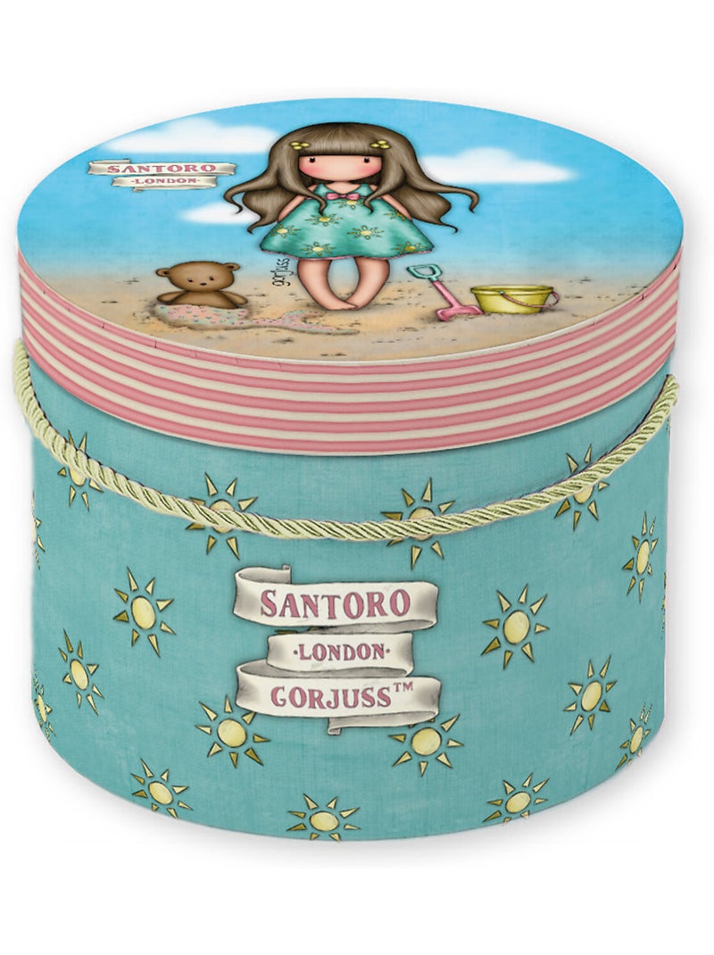 Pyjama fille short débardeur hello summer santoro Bleu - Kiabi