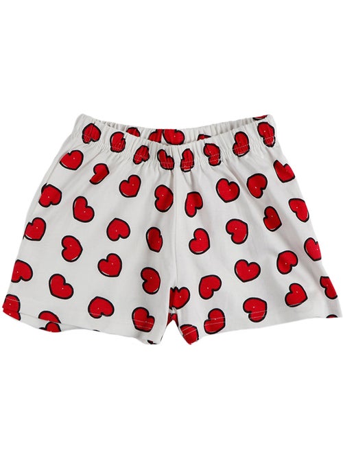 Pyjama fille short débardeur love mouse disney ivoire - Kiabi Pyjama fille short débardeur love mouse disney ivoire - Kiabi