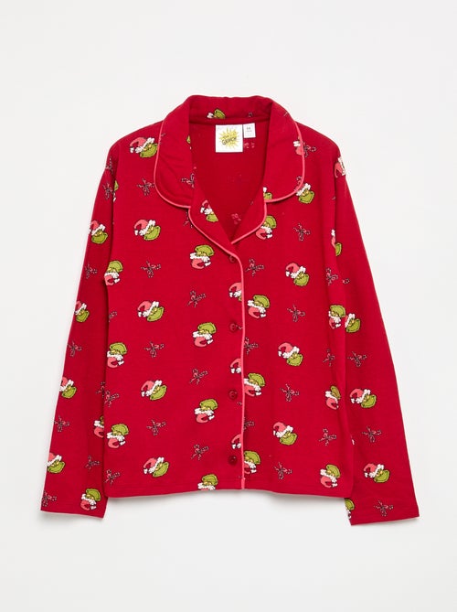 Pyjama 'Grinch' 2 pièces - Veste + pantalon - Kiabi
