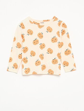 Pyjama 'Halloween' 2-delig - T-shirt met lange mouwen + broek