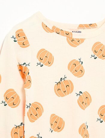 Pyjama 'Halloween' 2-delig - T-shirt met lange mouwen + broek