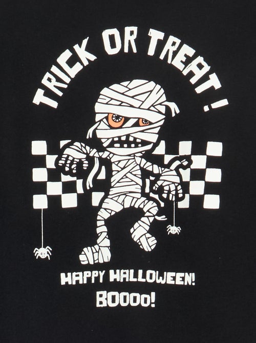 Pyjama 'Halloween' 2-delig - T-shirt met lange mouwen + broek - Kiabi