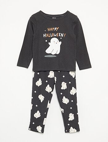 Pyjama 'Halloween' 2-delig - T-shirt met lange mouwen + broek