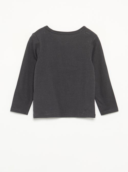 Pyjama 'Halloween' 2-delig - T-shirt met lange mouwen + broek - Kiabi