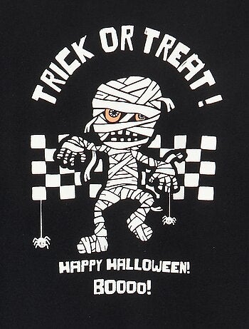 Pyjama 'Halloween' 2 pièces - T-shirt à manches longues + pantalon