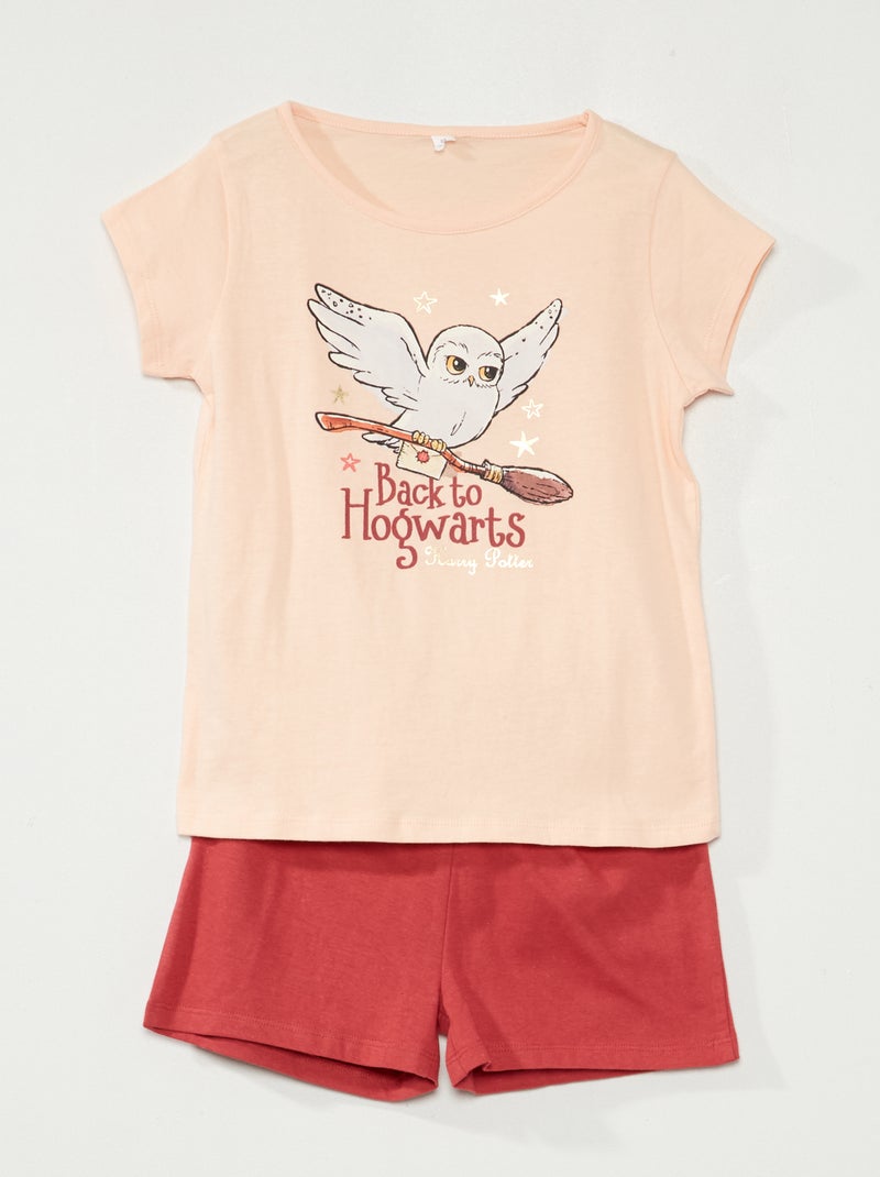 Pyjama 'Harry Potter' - 2 pièces rose - Kiabi