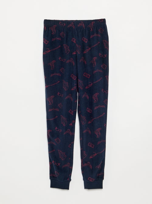 Pyjama 'Harry Potter' 2 pièces - T-shirt à manches longues + pantalon - Kiabi Pyjama 'Harry Potter' 2 pièces - T-shirt à manches longues + pantalon - Kiabi
