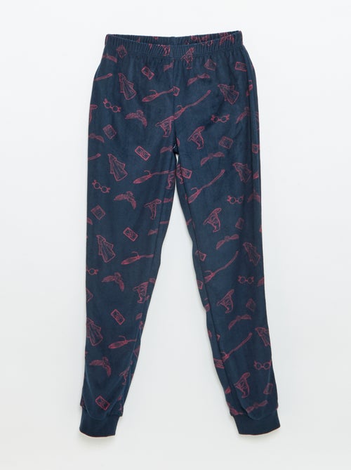 Pyjama 'Harry Potter' 2 pièces - T-shirt à manches longues + pantalon - Kiabi