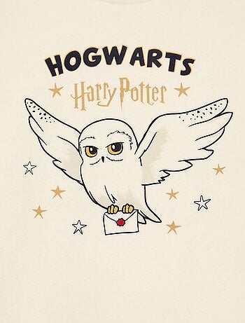Pyjama 'Harry Potter' 2 pièces en polaire - T-shirt à manches longues + pantalon