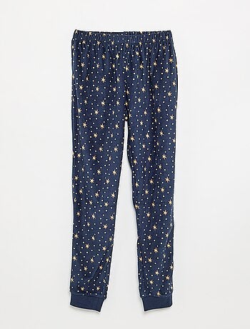 Pyjama 'Harry Potter' 2 pièces en polaire - T-shirt à manches longues + pantalon