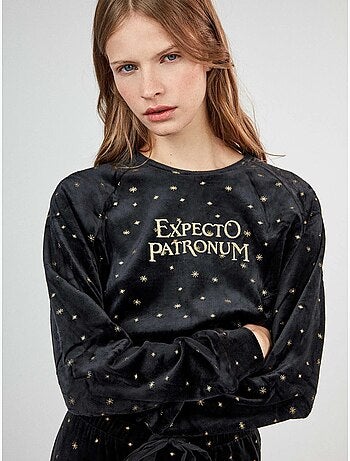 Pyjama harry potter avec imprimé effet paillettes