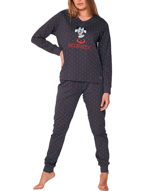 Pyjama haut et pantalon minnie shy disney - Kiabi
