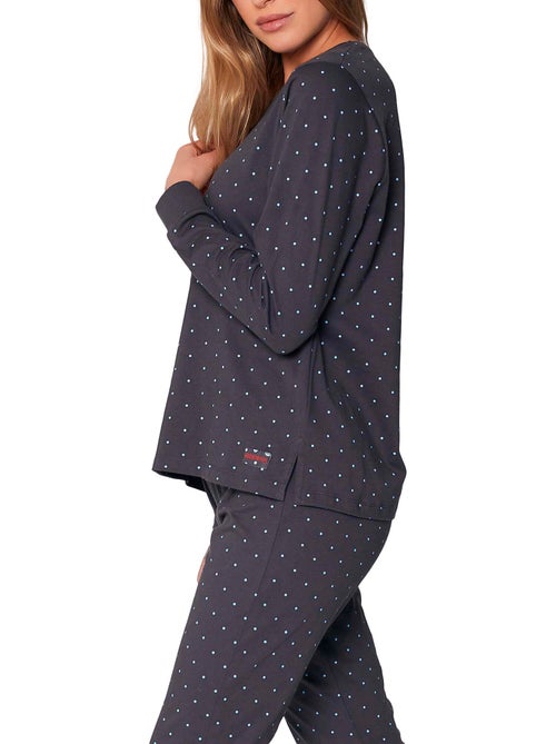 Pyjama haut et pantalon minnie shy disney - Kiabi