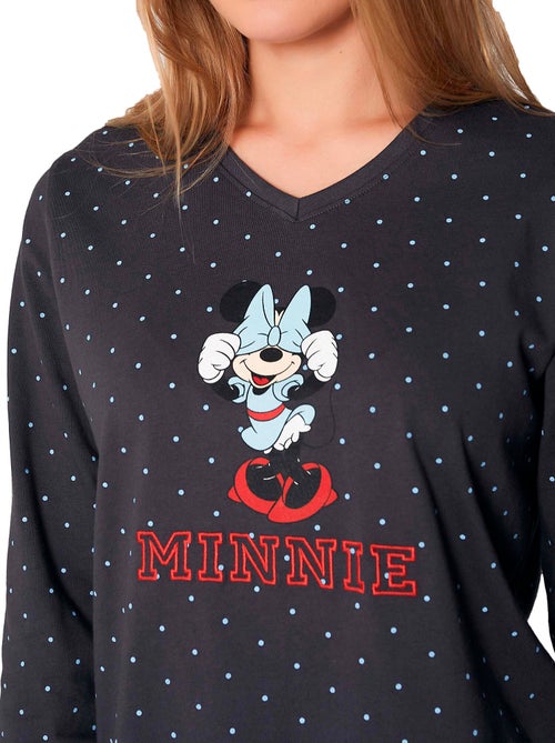 Pyjama haut et pantalon minnie shy disney - Kiabi