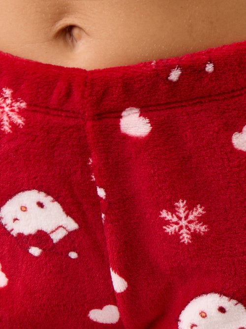 Pyjama 'Hello Kitty' en polaire - 2 pièces - Kiabi