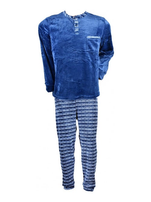 Pyjama heren fleece ECO - Kiabi Pyjama heren fleece ECO - Kiabi