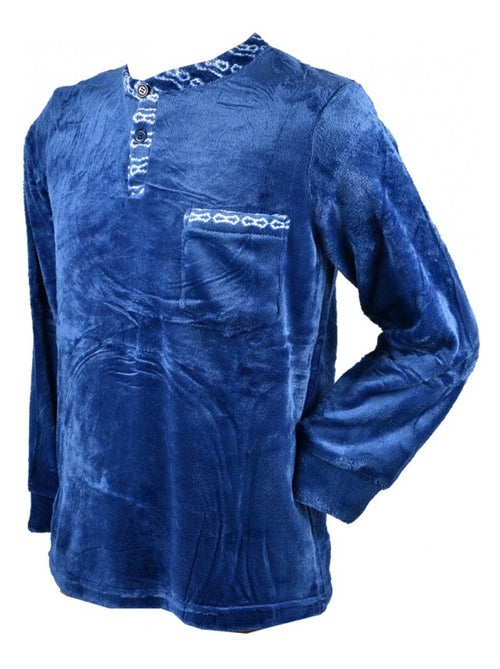 Pyjama heren fleece ECO - Kiabi Pyjama heren fleece ECO - Kiabi