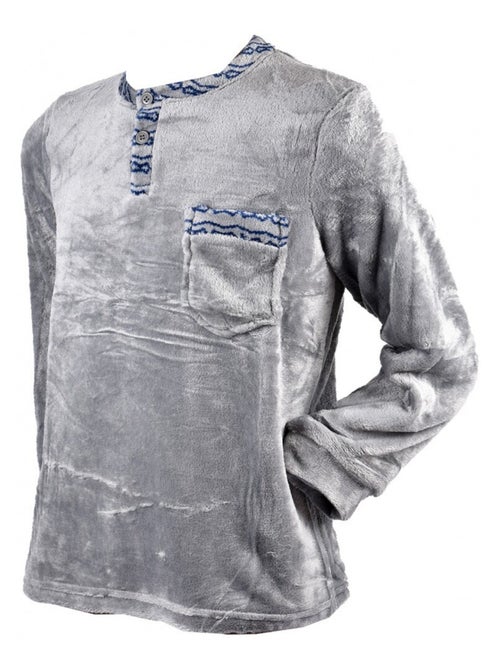 Pyjama heren fleece ECO - Kiabi Pyjama heren fleece ECO - Kiabi