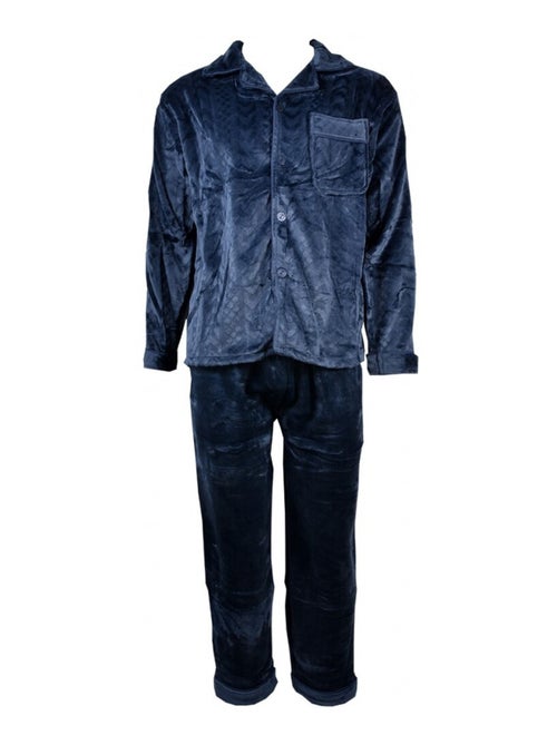 Pyjama heren fleece ECO - Kiabi Pyjama heren fleece ECO - Kiabi