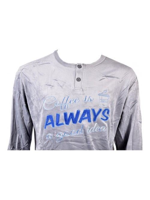 Pyjama Heren Lang SWEET SECRET - Kiabi Pyjama Heren Lang SWEET SECRET - Kiabi