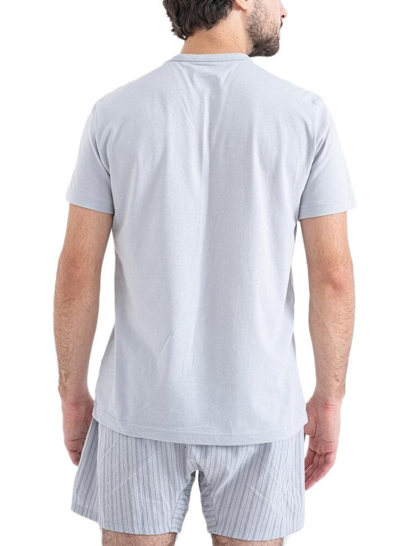Pyjama Homme Calvin Klein Jeans Gris Argenté - Kiabi