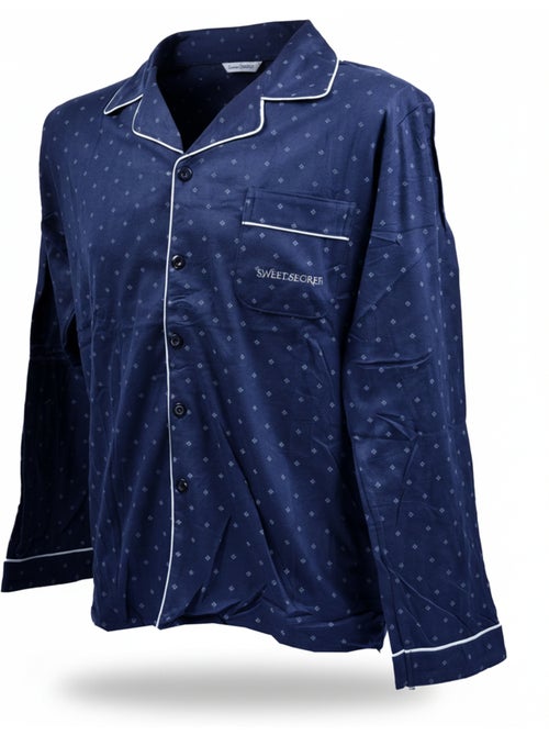 Pyjama homme hiver polaire boutonné c2529 - Kiabi Pyjama homme hiver polaire boutonné c2529 - Kiabi