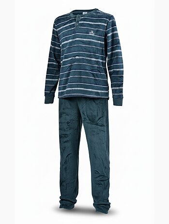 Pyjama Homme Hiver Polaire Doux ADVENTURE J2565