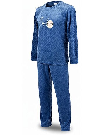 Pyjama Homme Hiver Polaire Doux SMILE