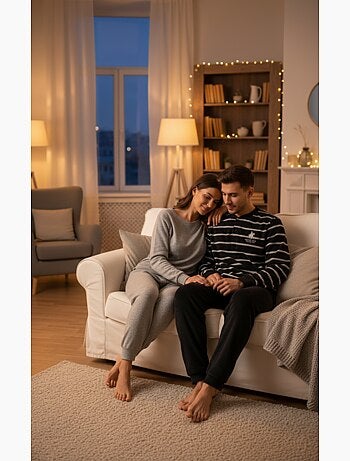 Pyjama Homme Hiver Polaire SECRET CLUB Z2653