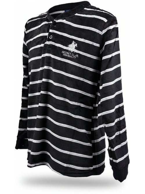 Pyjama Homme Hiver Polaire SECRET CLUB Z2653 - Kiabi