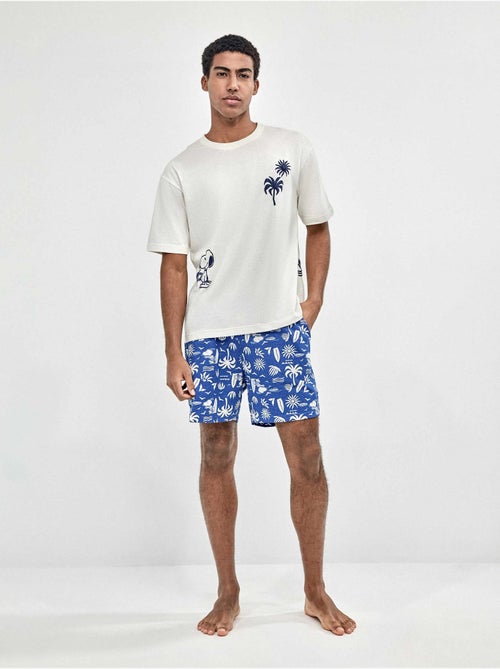Pyjama homme imprimé snoopy - Kiabi Pyjama homme imprimé snoopy - Kiabi
