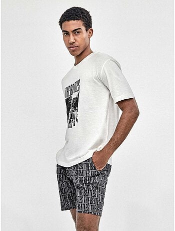 Pyjama homme imprimé the beatles