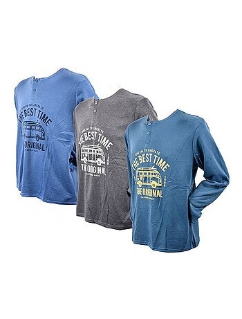 Pyjama Homme Long SWEET SECRET - Pack de 3