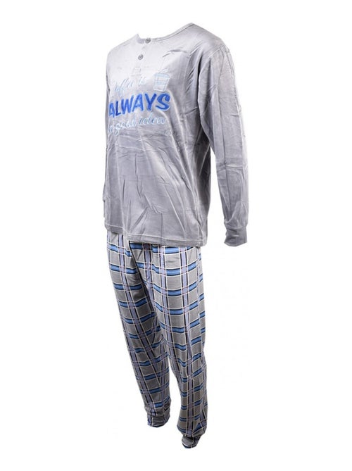 Pyjama Homme Long SWEET SECRET - Kiabi Pyjama Homme Long SWEET SECRET - Kiabi