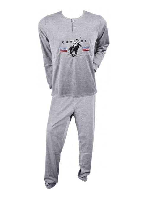 Pyjama Homme Long SWEET SECRET - Kiabi Pyjama Homme Long SWEET SECRET - Kiabi