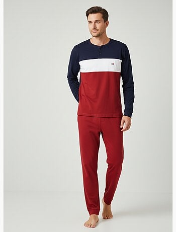 Pyjama Homme Tricolore Microfibre Stretch C2520