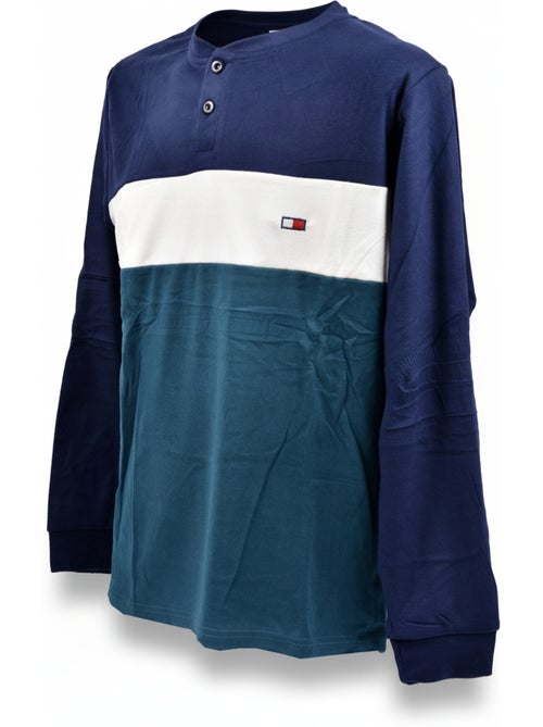 Pyjama Homme Tricolore Microfibre Stretch C2520 - Kiabi