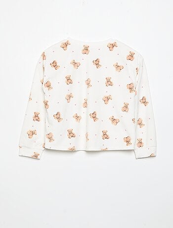 Pyjama imprimé 2 pièces - Sweat + pantalon